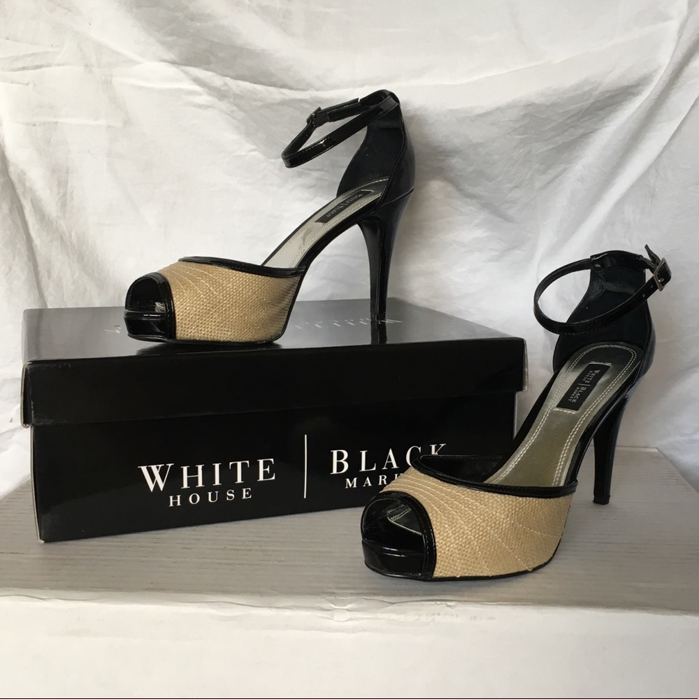 White House Black Market Patent Leather Heels